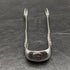 1864 British Antique Sterling Silver Sugar Tong Scotland